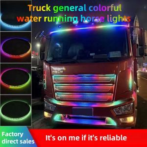 Truck 12V 24V colorful running horse streamer light decorative light atmosphere light colorful ranger light net light