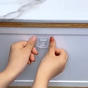 [MH] Gantungan Tempel Magic Hook Transparan Perekat Dinding Socket Transparan Tempel 1 Set