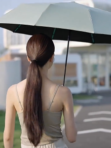 IMUTO Fully Automatic Umbrella – Ring Handle Durable UV and Rain Protection High Quality UV Umbrella