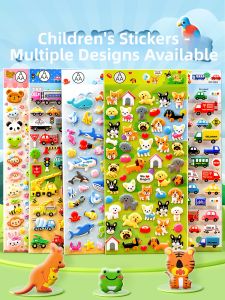 WANXUEXING | 3D Dinosaur & Car Stickers for Kids