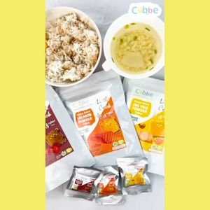 เครื่องดื่มอาหารเด็กวัย - แบ่งขาย ผงแซลม่อน Baby Meal ตรา คิ้วบ์ ซองเล็ก (มีอยู่หลั่งการชิม) - 6 เดือน