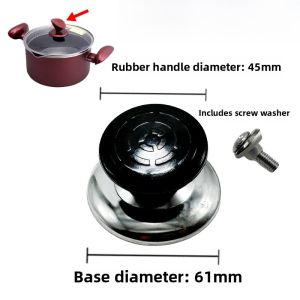 Stainless Steel Single Hole Double Hole Pot Handle Heat Resistant Plastic Handle Accessories for Supor Steamer Soup Pot