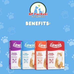 Cuties Catz 1kg Tuna Salmon Seafood and Tuna & Shrimp Flavor Dry Cat Food Repacked