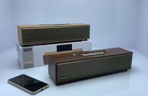 Loa Bluetooth Vỏ Gỗ XM-520 Công Suất 20W Âm Thanh Đỉnh Thiết Kế Sang Trọng Bass Trầm BH 2 Năm