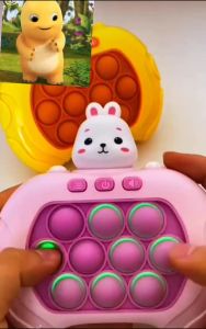 ส่งจากกทม เครื่องเล่นเกม "Pop Push Bubble" ประกอบอิทไฟฟ้า สีขาว เป็นเครื่องมือและมีประสิทธิภาพสูง