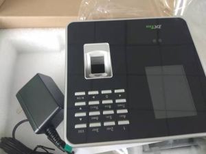 ZKTECO Office Time Attendance Machine Central Control Wisdom Biometrics Face Recognition Fingerprint Time Card Attendance Machine Password Checking-in Reader RFID Card Access Control ZK3969 All-in-one Machine USB Time Clock Recorder