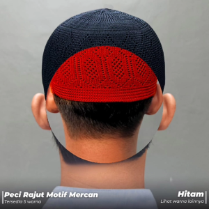 Peci Rajut Casual Fasion Muslim Motif Mercan Soylu Premium
