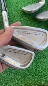 Bộ gậy golf sắt nam Stainless Golden Bear 6 cây 56789P Flex R nguyên bản