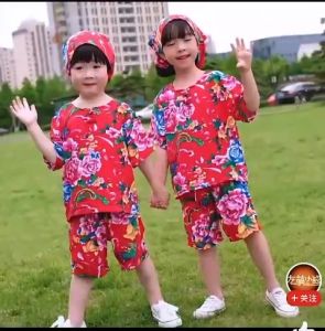 SÉT ĐỒ BỘ QUẦN ÁO TRẺ EM THU ĐÔNG HÈ ĐI CHÚC TẾT HOA LỚN CON CÔNG - DUBAI FASHION