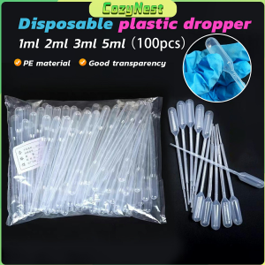 C.N. 100Pcs 1ml/2ml/3ml/5ml Disposable Plastic Dropper Transfer Pipette Dropper