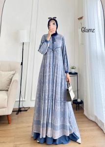 BEENA BASIC // COD GAMIS TERBARU BRAND GLAMZ MOTIF CANTIK KEKINIAN
