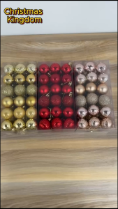 36Pcs Christmas Balls Ornaments for Xmas Tree - 4CM Small Shatterproof Christmas Tree Decorations Hanging Ball for Holiday Wedding Party Decoration