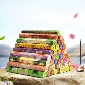 20 Sticks Indian Incense White Sage Meditation Lavender Yoga Sea Breeze Love Incense Purifying Air Deodorization Aromatherapy