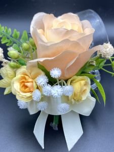 ช่อดอกไม้งานแต่งงานสไตล์ยุโรป ปกเสื้อ ดอกไม้สําหรับเจ้าสาวเจ้าบ่าวเพื่อนเจ้าสาวผู้ชายที่ดีที่สุดน้องสาวเกสต์ประดิษฐ์