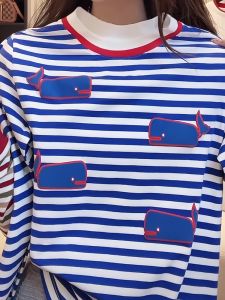 เสื้อยืดคอกลมแขนยาวผ้าฝ้ายแท้สำหรับผู้หญิง ฤดูใบไม้ผลิและฤดูใบไม้ร่วง แฟชั่นใหม่ ลดอายุ ลำลอง เสื้อชั้นใน ชุดเสื้อผ้าทำงาน