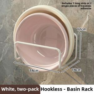 MINGZHIYIFAN | Bathroom Wall Mounted Sink Organizer Rack with Hooks