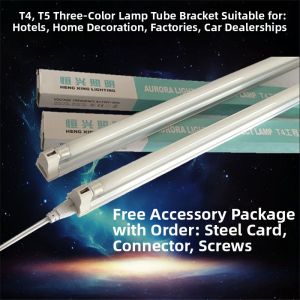 4-Tube T4 T5 Fluorescent Light Fixture 28W 26W 21W 20W