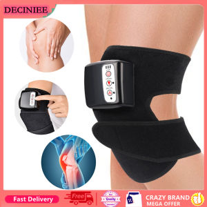DECINIEE Electric Heating Knee Massager Far Infrared Joint Brace Support Vibrador Back Shoulder Massage Knee Pain Relief Massageador