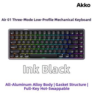 Akko | CNC Machined Full Aluminum RGB Backlit Tri-Mode Mechanical Keyboard