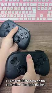 VILCORN NEW 2.4G Wireless Game Controller for PC Android Turbo Button Ergonomic Gamepad Plug & Play for Retro Emulator Games