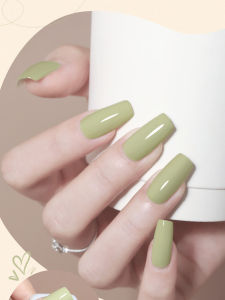 CHUBEISHI | Green Nail Polish Water-based Quick-drying Long-lasting Removable