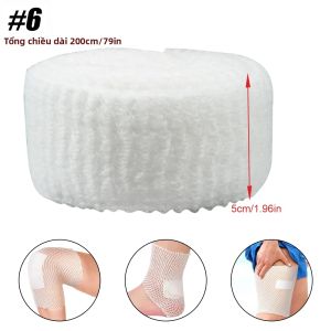 Băng Gạc Ống Đàn Hồi Băng Bó Vết Thương Băng Giữ Cố Định Băng Gạc Tay Với Băng Dính Hỗ Trợ Điều Trị Chấn Thương Thể Thao