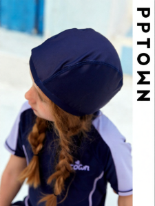 PPTOWN | Sun Protection Non-constricting Ear-protective Swim Cap