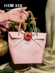 Missxiu [Magic] Creative Wedding Gift Wedding Candies Box Hand Gift Box Wrapping Paper Box Wedding Candy Bag Large