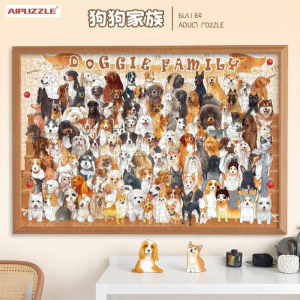 AIPUZZLE | Bộ Đồ Chơi Ghép Hình Chủ Đề Chó Giúp Thư Giãn Và Chữa Lành 1000 Miếng