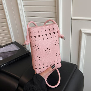 TANGKOU | Lace Design Beach Resort Casual Crossbody Mini Bag