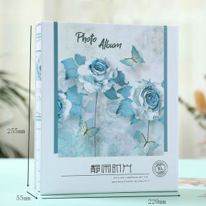 Large Capacity Photo Album Box Page Insert Style Nursery School Childrens Growth Memorial Album Couple Photo Album Storage