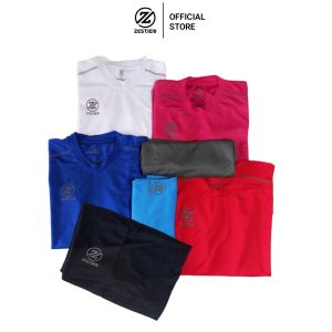 ZESTIEN Jersey Kaos Setelan Olahraga Gym Sepakbola Futsal Voli Baju Oneset LNSA5
