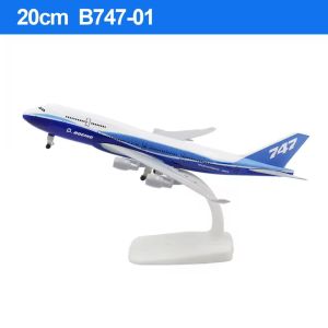 20cm Diecast Alloy American Air Force One Model B747 777 787 A330 350 380 Series Airplane Model Kit For Collectible Display