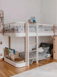 Regent Home | Childrens Bunk Bed Solid Wood Mother-Child High-Low Bed