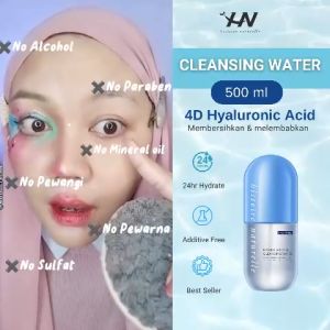 Histoire Naturelle Fan Favourite Bundle (Bulgaria Rose Spa Modelling Mask + Hyaluronic Cleansing Water) - Paket Micellar Water Pembersih Makeup dan Masker Mencerahkan Wajah isi 2 pcs