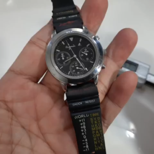 Đồng hồ nam 6 kim Agnès B size 37.5mm chronograph Made in Japan second hand