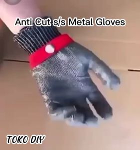 Anti Cut Stainless Steel Metal Gloves