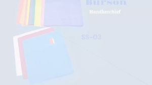 BURSON 12 pieces/pack Cotton handkerchief for men and women