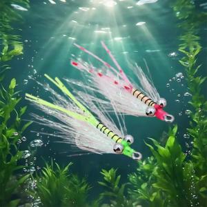 ICERIO 6pcs #4 Crazy Charlie Fly Fishing Lures Barbed Hook for Bonefish Bass Tarpon Freshwater & Saltwater Fast Sinking Flies