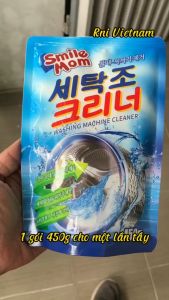 t Tẩy Lồng Máy Giặt Hàn Quốc Smile Mom 450Gr - Khử Mùi Kháng Khuẩn Cửa Ngang Cửa Đứng