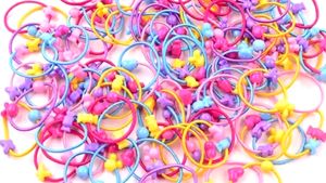 Set Ikat Rambut Anak Warna-Warni dengan Hiasan Hewan – Bu00110i