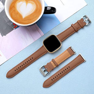 Leather Band For fitbit versa 4 band fitbit versa 3 Lite Men Watch Bracelet Strap For Fitbit versa 4/3 Real leather strap