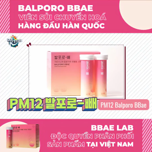 Viên sủi chuyển hoá chất béo Balporo BBae Hàn Quốc hỗ trợ giảm cân dưỡng da sáng mịn phân phối độc quyền bởi BBae Lab