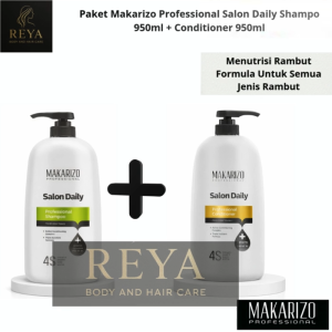 Makarizo Professional Salon Daily Paket Shampoo Conditioner 200ml 950ml Anti Rontok Ketombe