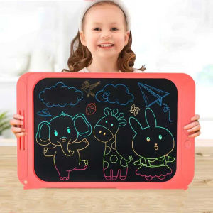 หนังสือกระดาน LCD สำหรับการวาดเขียน (รูปเล่น 12 นิ้ว) สำหรับกระดานเด็ก และกระดานLCD แท็บเล็ตวาดรูป กระดานฝึกเขียน และกระดานเขียนด็ก