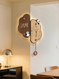 CTYLIGHTZ | Corner Lighted Double-sided Electronic Clock With Perpetual Calendar