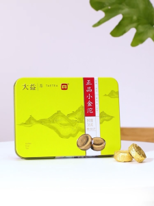 Taetea大益茶 - Mini Golden Pu’er Tuo Raw Tea (36g) 正品小金沱生茶 2301 | 普洱茶 Puer Tea | Convenient to Carry 一粒一泡,方便携带 | 送礼 Gifting