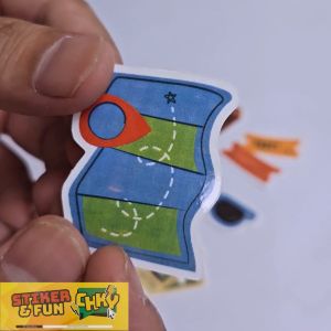 Set Stiker Penerbangan Warna-warni Vol 1 - Dekorasi Sekolah & Kantor