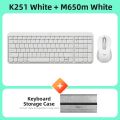 Logitech | Bluetooth Quiet Pink Cute Keyboard and Mouse Set. 