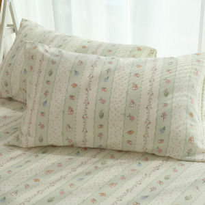 Pure Cotton Childrens Pillowcase Set of Two A-Class Double Layer Muslin Summer Pillowcase for Infants And Mothers